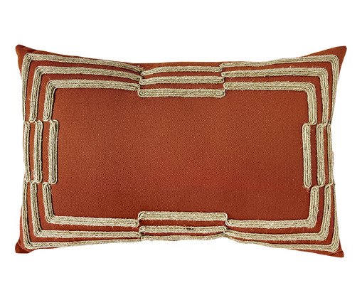 Almofada Linho Terracota Rami lV, Terracotta | WestwingNow