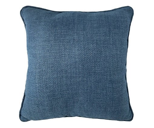 Almofada Linho Azul Lisa, blue | WestwingNow