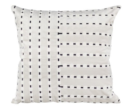 Almofada Aveludada Bloucle Off l, Off White | WestwingNow