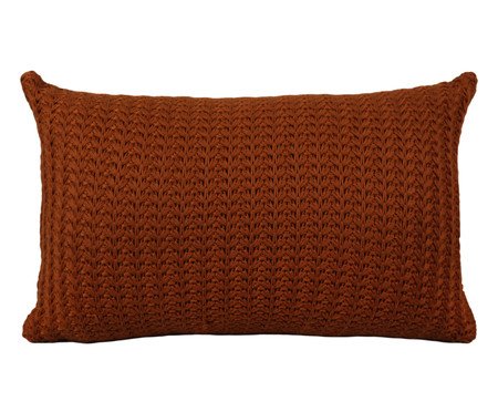 Almofada Trico Trama Lotus Ferrugem | Westwing