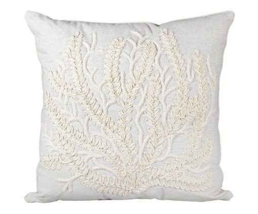 Almofada Linho Cru e Boucle Coral Cru, Raw | WestwingNow