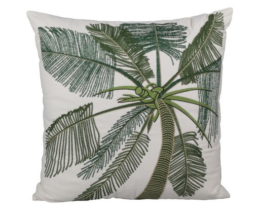Almofada Sarja Coqueiro Verde l, green | WestwingNow