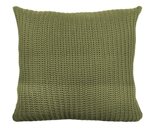 Almofada Trico Trama Frade Oliva l, green | WestwingNow