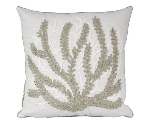 Almofada Linho Cru e Boucle Coral Fendi, Raw | WestwingNow