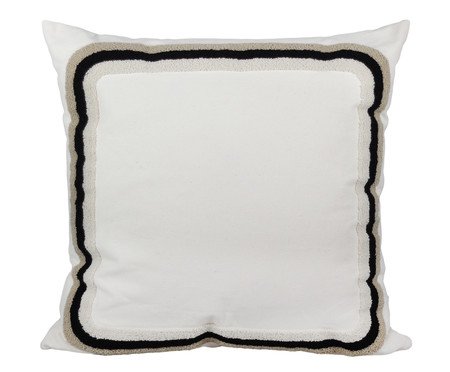 Almofada Rustica Esponja Preto l | Westwing