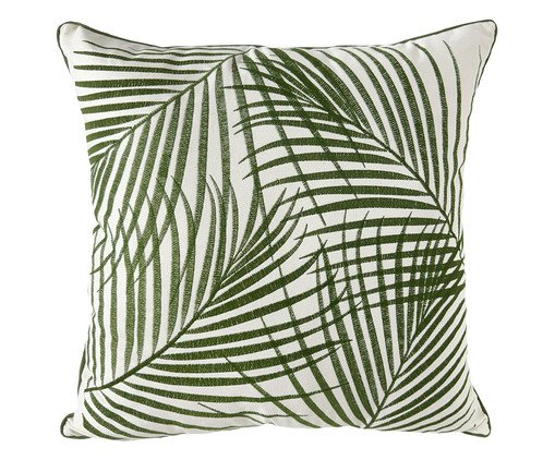 Almofada Sarja Folhagem Verde, green | WestwingNow