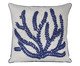 Almofada Linho Cru e Boucle Coral Azul, Raw | WestwingNow