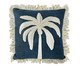 Almofada Linho Jeans Boucle Cru Coqueiro, blue | WestwingNow