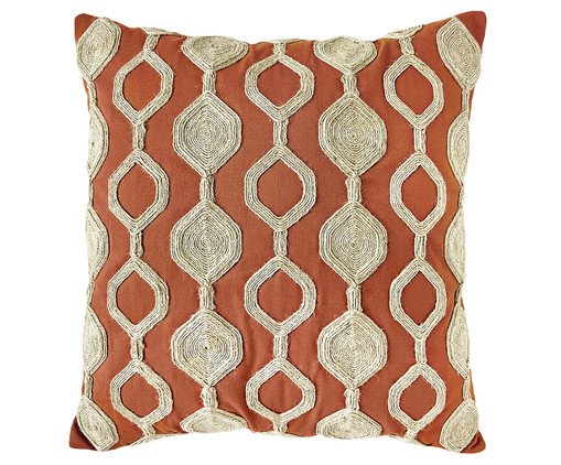 Almofada Linho Terracota Rami l, Terracotta | WestwingNow