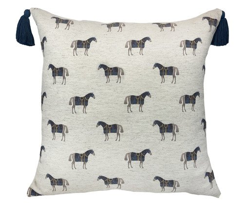 Almofada Linho Cru Estampa Horse, Raw | WestwingNow