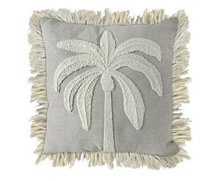 Almofada Linho Cru Boucle Cru Coqueiro | Westwing