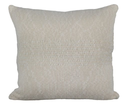 Almofada Trico Trama Rendada Natural, Natural | WestwingNow