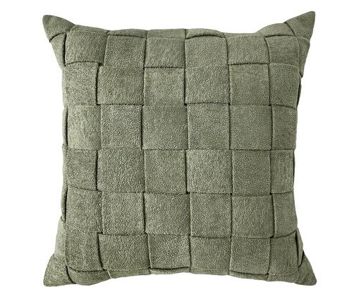 Almofada Boucle Tresse Manual Pistache l, green | WestwingNow