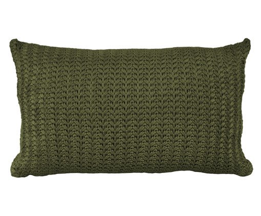Almofada Tricô Trama Lotus Oliva, green | WestwingNow