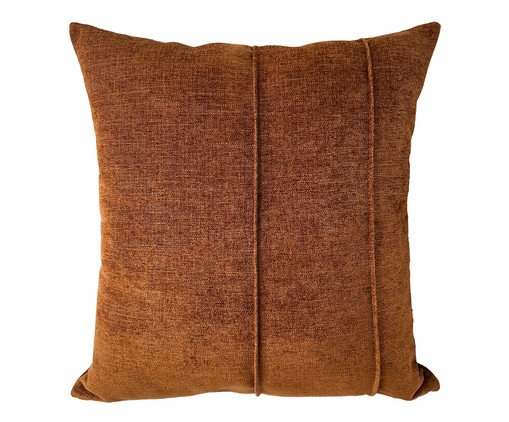 Almofada Linho Terra Com Nervura Terra l, Terracotta | WestwingNow