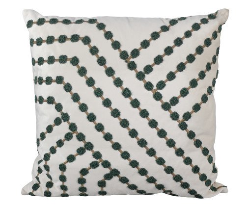 Almofada Aveludada Bloucle Verde ll, green | WestwingNow