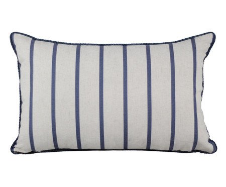 Almofada Linho Cru Estampa Floresta Azul l | Westwing