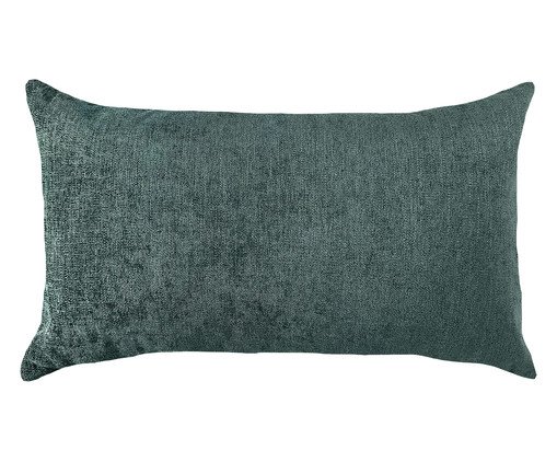 Almofada Linho Verde Lisa, blue | WestwingNow