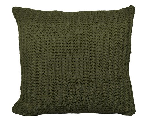 Almofada Tricô Trama Lotus Oliva l, green | WestwingNow