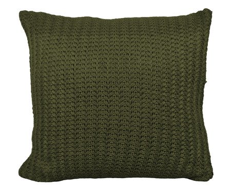Almofada Tricô Trama Lotus Oliva l | Westwing