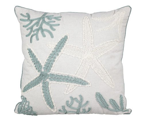 Almofada Linho Cru e Boucle Estrela Tiffany, Raw | WestwingNow