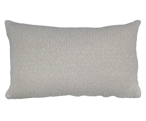 Almofada Trico Trama Rendada Natural l, Natural | WestwingNow