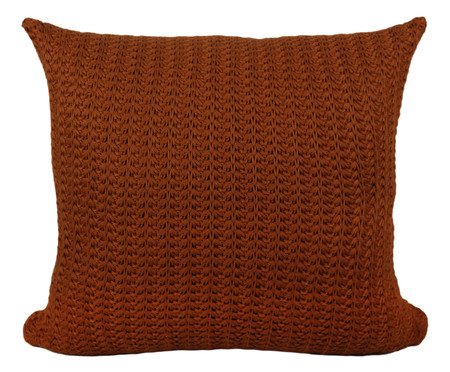 Almofada Trico Trama Lotus Ferrugem l | Westwing