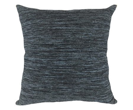 Almofada Aveludada Boucle Mesclado Lisa Azul | Westwing