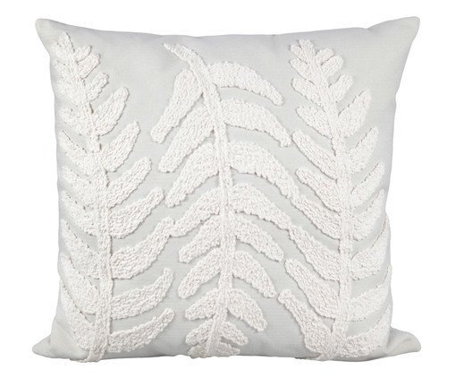 Almofada Linho Bege Bouclé Folha Cru ll, beige | WestwingNow