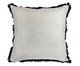 Almofada Sarja Cru com Franja Marabu Marinho, white | WestwingNow