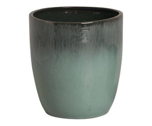Vaso Orquídea Esmaltado Cymbidium Azul Nevoa, Azul | WestwingNow