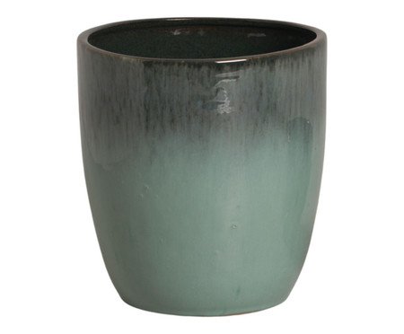 Vaso Orquídea Esmaltado Cymbidium Azul Nevoa | Westwing