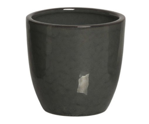 Vaso Orquídea Esmaltado Verde Acinzentado, Verde | WestwingNow
