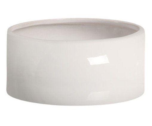 Bacia Floralis Esmaltada Branco, Branco | WestwingNow