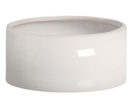 Bacia Floralis Esmaltada Branco | Westwing