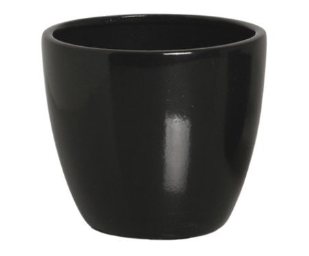 Vaso Orquídea Esmaltado Cymbidium Preto | Westwing