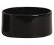 Bacia Floralis Esmaltado Preto, Preto | WestwingNow