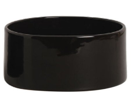 Bacia Floralis Esmaltado Preto | Westwing