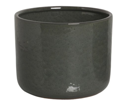 Vaso Linha Cuias Esmaltado Verde Acinzentado, Verde | WestwingNow