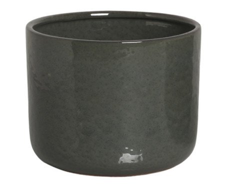 Vaso Linha Cuias Esmaltado Verde Acinzentado | Westwing