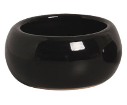 Bacia Intense Esmaltada Preto, Preto | WestwingNow