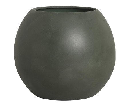 Vaso Paisagismo Oval Verde Militar Queimado | Westwing