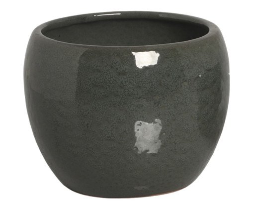 Vaso Intense Esmaltado Verde Acinzentado, Verde | WestwingNow