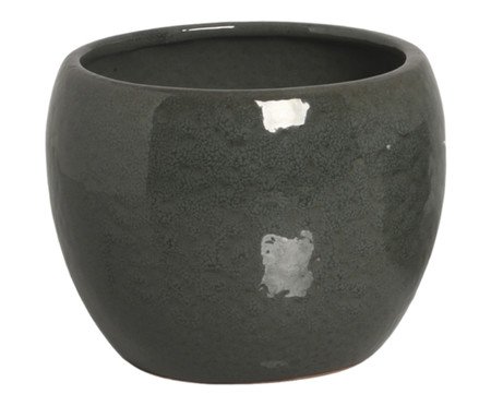 Vaso Intense Esmaltado Verde Acinzentado | Westwing