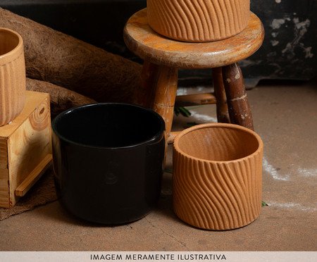 Vaso Mar Esmaltado Terracota | Westwing