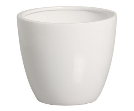 Vaso Orquídea Esmaltado Cymbidium Branco, Branco | WestwingNow