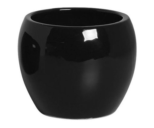 Vaso Intense Esmaltado Preto, Preto | WestwingNow