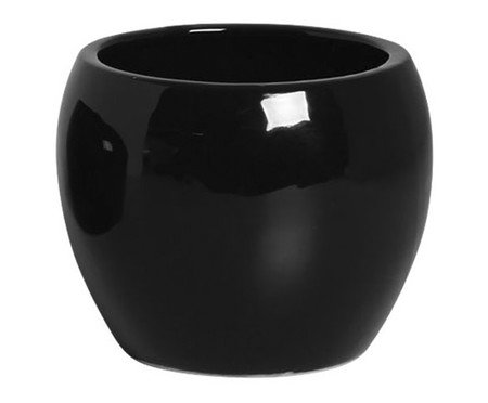 Vaso Intense Esmaltado Preto | Westwing