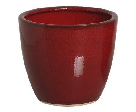 Vaso Orquídea Cymbidium Esmaltado Vermelho | Westwing