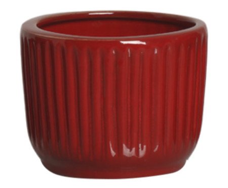 Vaso Violeta Esmaltado Vermelho | Westwing